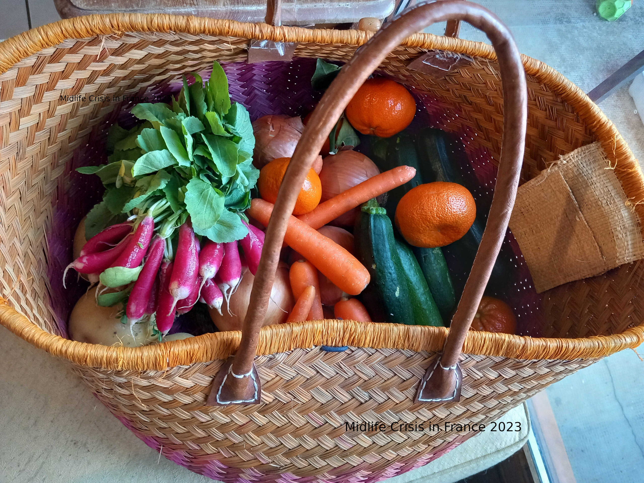 Seasonal fruits and vegetables in the South of France: Winter